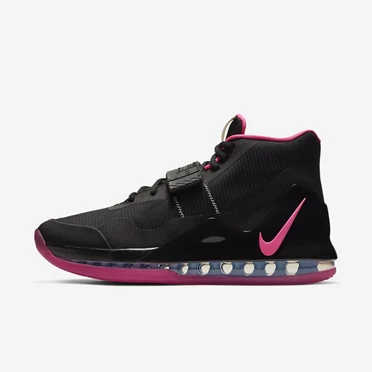 Nike Air Force Max Kosárlabda Cipő Női Fekete Kék Sötétszürke Rózsaszín | HU4256960