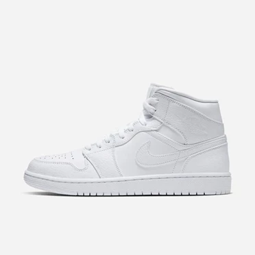 Nike Air Jordan 1 Jordans Férfi Fehér Fehér Fehér | HU4259551