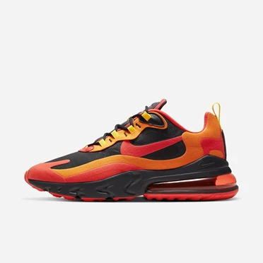 Nike Air Max 270 Tornacipő Férfi Fekete Sárga Narancssárga Piros | HU4257228