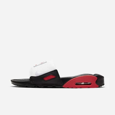 Nike Air Max 90 Papucs Női Fekete Piros Fehér | HU4257163