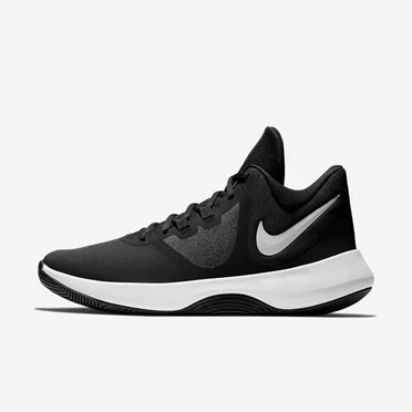 Nike Air Precision II Kosárlabda Cipő Férfi Fekete Fehér | HU4257894
