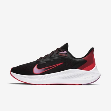 Nike Air Zoom Winflo Futócipő Női Fekete Rózsaszín Piros | HU4258598