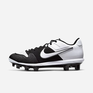 Nike Alpha Huarache Varsity Baseball Cipő Férfi Fekete Fehér | HU4257506