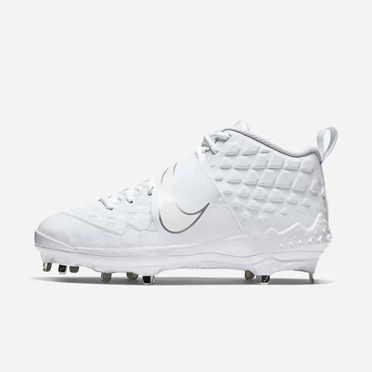 Nike Force Air Trout 6 Pro Baseball Cipő Férfi Fehér Platina Fehér | HU4256728