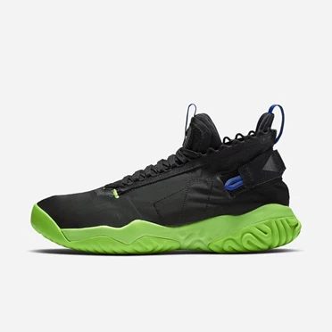 Nike Jordan Proto-React Jordans Férfi Fekete Zöld Világos Zöld Kék | HU4257877