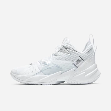 Nike Jordan "Why Not?" Zer0.3 Kosárlabda Cipő Férfi Fehér Fehér Fekete Metal Titán | HU4258142