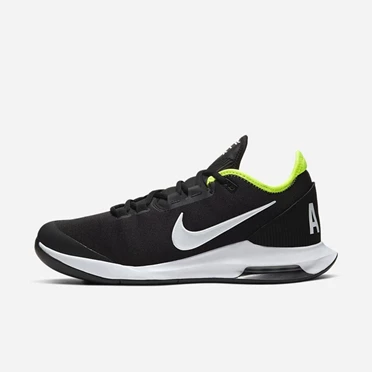 Nike NikeCourt Air Max Teniszcipő Férfi Fekete Fehér | HU4256792