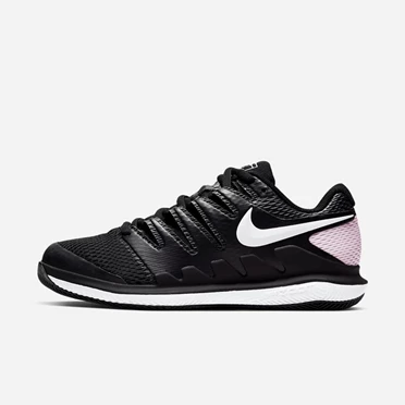Nike NikeCourt Air Zoom Teniszcipő Női Fekete Rózsaszín Fehér | HU4258320