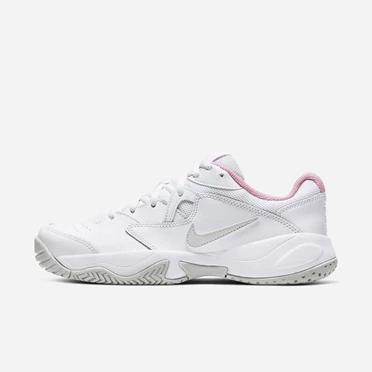 Nike NikeCourt Lite 2 Teniszcipő Női Fehér Rózsaszín | HU4258239
