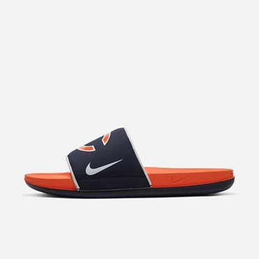 Nike Offcourt Papucs Női Kék Fehér Narancssárga | HU4259081