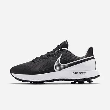 Nike React Infinity Pro Golf Cipő Férfi Fekete Fehér | HU4256650