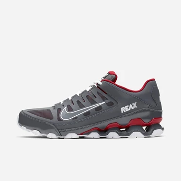 Nike Reax Edzőcipő Férfi Sötétszürke Piros Fehér Sötétszürke | HU4257241
