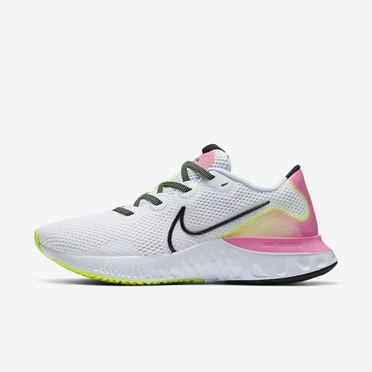 Nike Renew Run Futócipő Női Fehér Rózsaszín Fekete | HU4258979