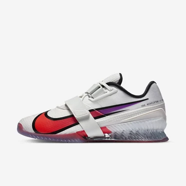 Nike Romaleos 4 Súlyemelő Cipő Női Fehér Piros Lila | HU4257047