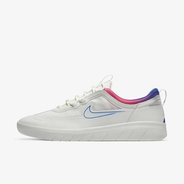 Nike SB Nyjah Free Deszkás Cipő Női Fehér Rózsaszín Rózsaszín Kék | HU4258474