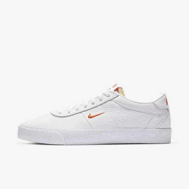 Nike SB Zoom Bruin Deszkás Cipő Férfi Fehér Fehér Világos Barna Narancssárga | HU4257313