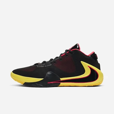 Nike Zoom Freak 1 Kosárlabda Cipő Férfi Fekete Piros Sárga Fekete | HU4257237