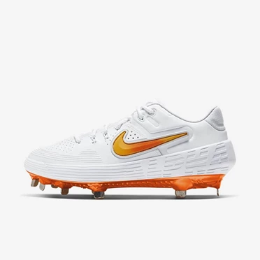 Nike Zoom Hyperdiamond 3 Baseball Cipő Női Fehér Narancssárga Platina Narancssárga | HU4258387