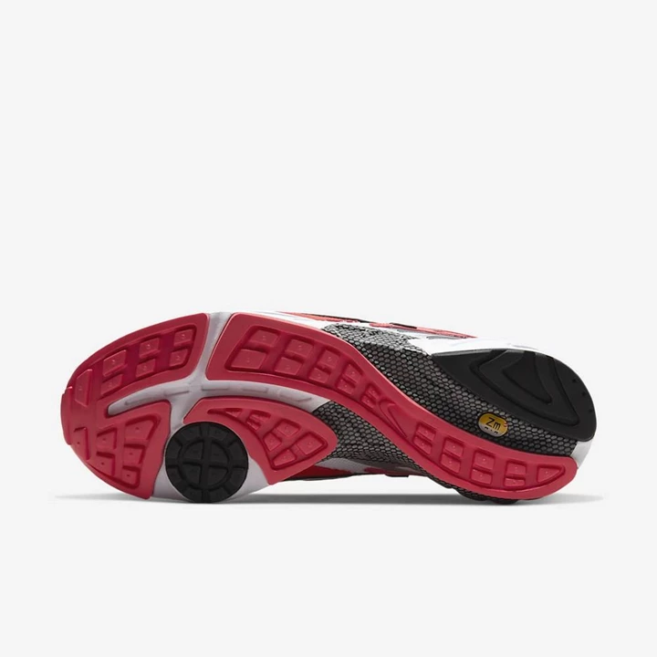 Nike Air Ghost Racer Tornacipő Férfi Piros Fehér Metal Titán Fekete | HU4257618