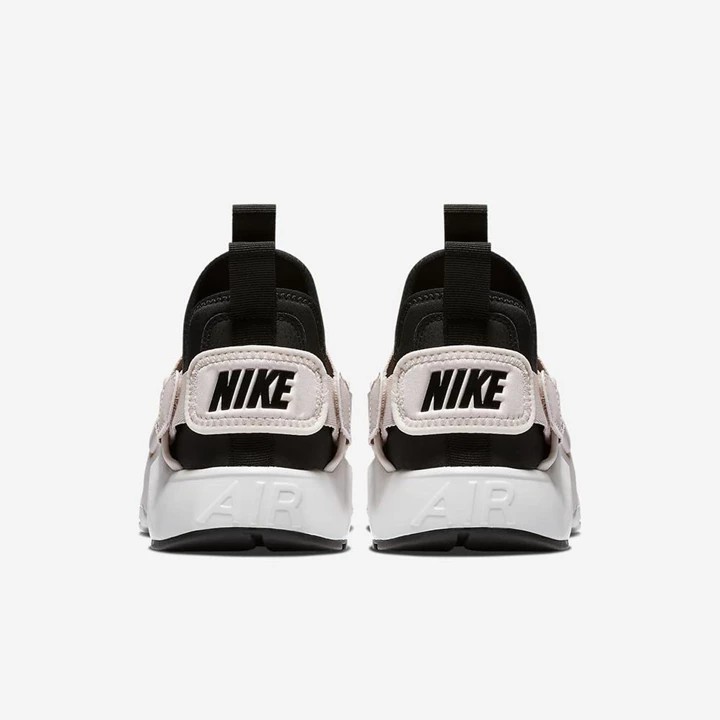 Nike Air Huarache Tornacipő Női Fekete Fehér Rózsaszín | HU4258654