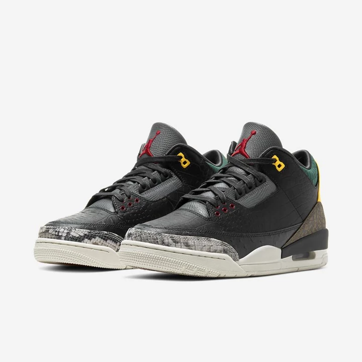 Nike Air Jordan Jordans Férfi Fekete Fehér Zöld Fekete | HU4256987
