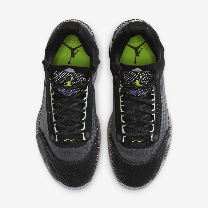 Nike Air Jordan Kosárlabda Cipő Férfi Fekete Zöld Korall Fehér | HU4257364