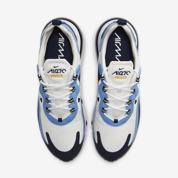 Nike Air Max 270 Tornacipő Férfi Fehér Sötétkék Kék Fehér | HU4258975