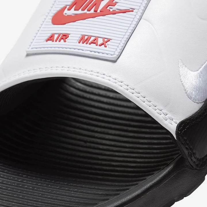 Nike Air Max 90 Papucs Férfi Fekete Piros Fehér | HU4256925