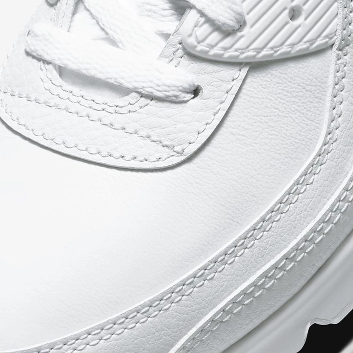 Nike Air Max 90 Tornacipő Férfi Fehér Fehér Fehér | HU4257134