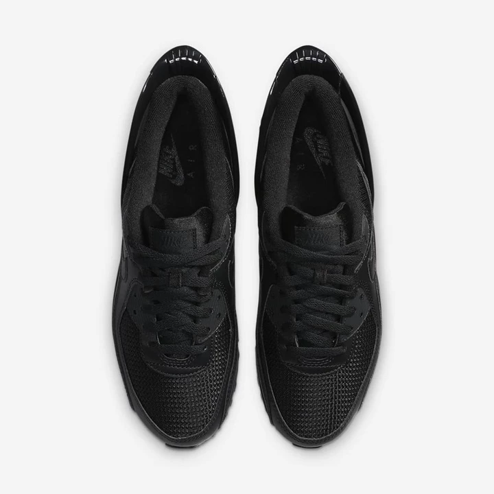 Nike Air Max 90 Tornacipő Férfi Fekete Fekete Fekete | HU4257825