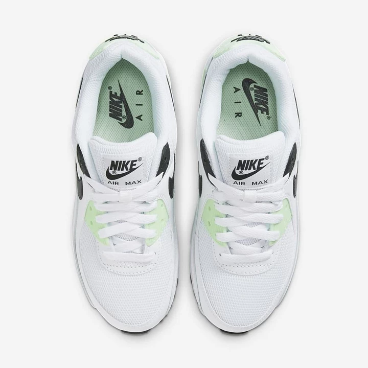 Nike Air Max 90 Tornacipő Női Fehér Zöld Fekete | HU4259243