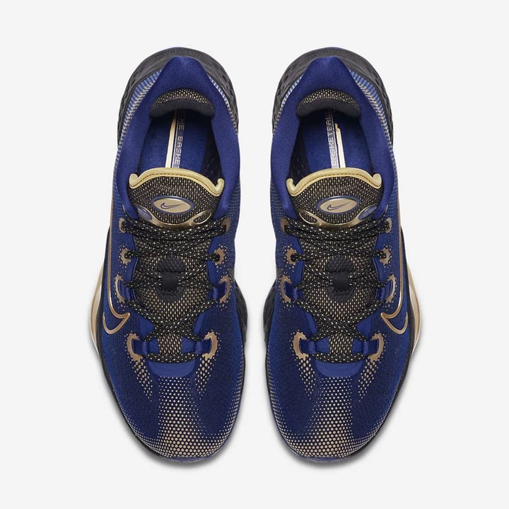 Nike Air Zoom BB NXT Kosárlabda Cipő Férfi Kék Fekete Metal Arany | HU4257794