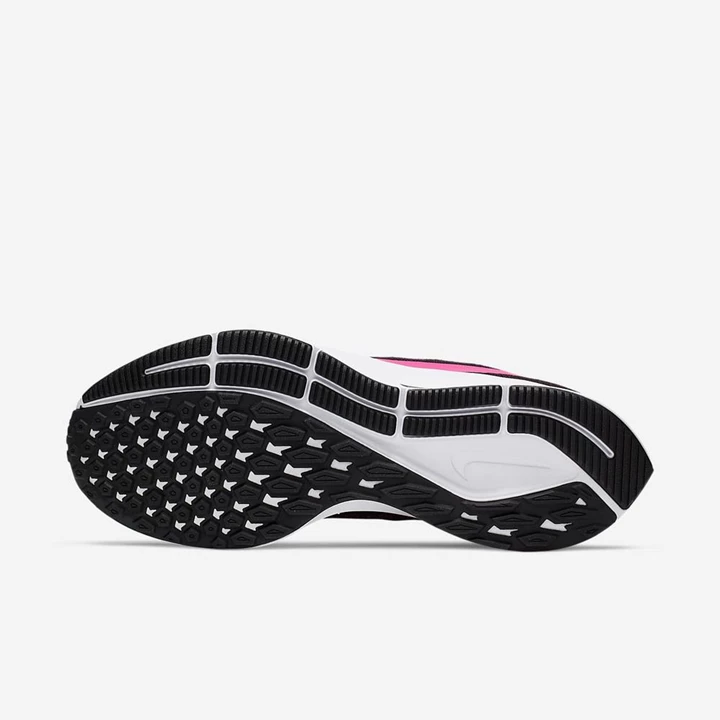 Nike Air Zoom Pegasus 36 Futócipő Női Fekete Fehér Rózsaszín | HU4258705