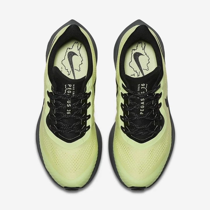 Nike Air Zoom Pegasus 36 Trail Futócipő Női Zöld Fekete Zöld Bordó Szürke | HU4256471