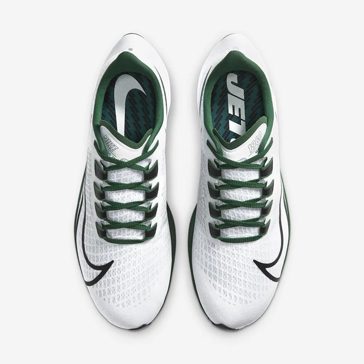 Nike Air Zoom Pegasus 37 Futócipő Női Fehér Platina Zöld Fekete | HU4257056