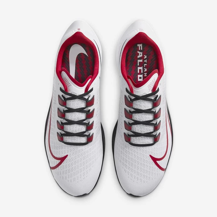 Nike Air Zoom Pegasus 37 Futócipő Női Fehér Platina Fekete Piros | HU4257567