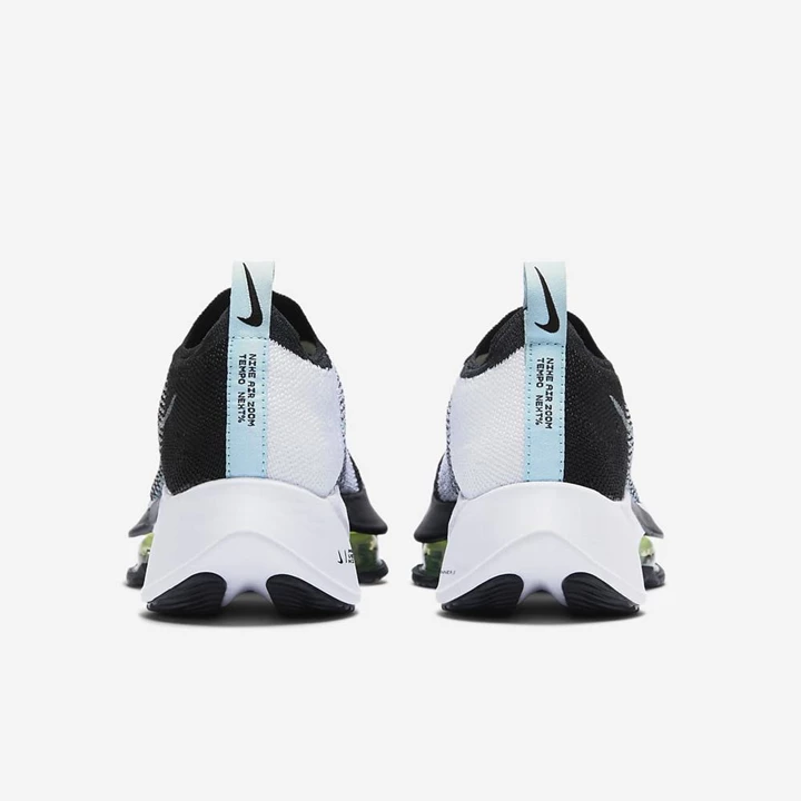 Nike Air Zoom Tempo NEXT% Futócipő Női Fekete Fehér | HU4257834