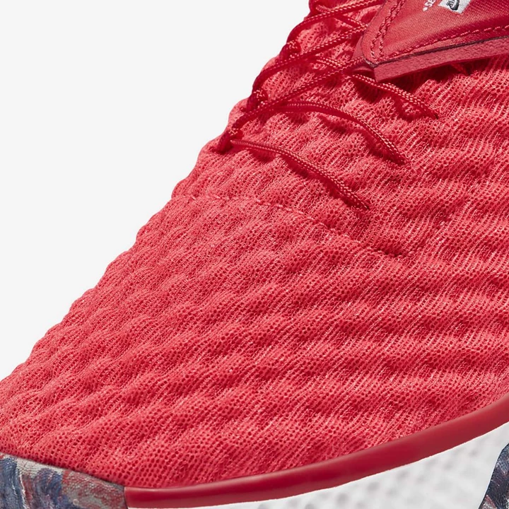 Nike Air Zoom UNVRS FlyEase Kosárlabda Cipő Női Piros Sötétkék Királykék Fehér | HU4257324