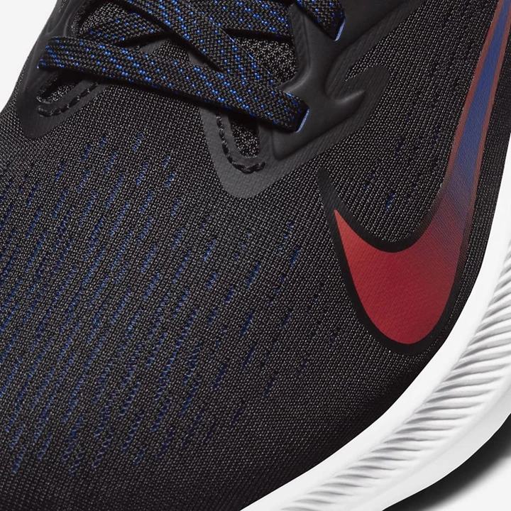 Nike Air Zoom Winflo Edzőcipő Férfi Fekete Kék Piros | HU4258054