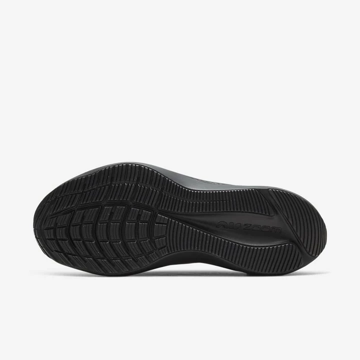Nike Air Zoom Winflo Futócipő Női Fekete Sötétszürke Fekete | HU4257198