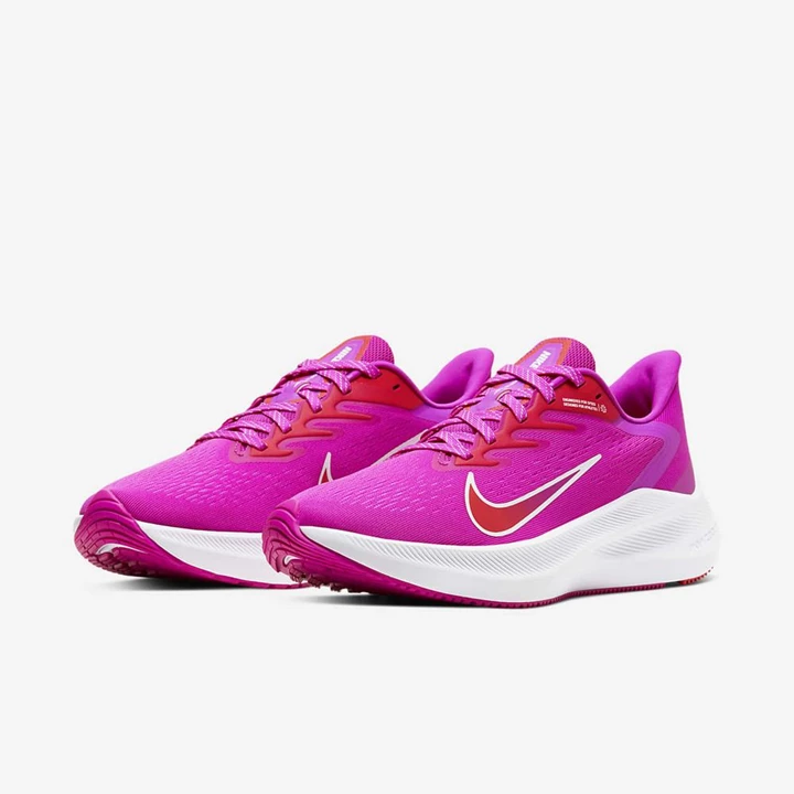 Nike Air Zoom Winflo Futócipő Női Rózsaszín Fehér | HU4258062