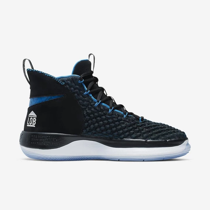 Nike AlphaDunk Kosárlabda Cipő Férfi Fekete Fehér Kék | HU4259135