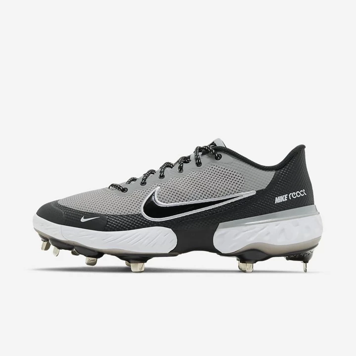 Nike Alpha Huarache Elite 3 Baseball Cipő Férfi Fehér Fekete | HU4258511