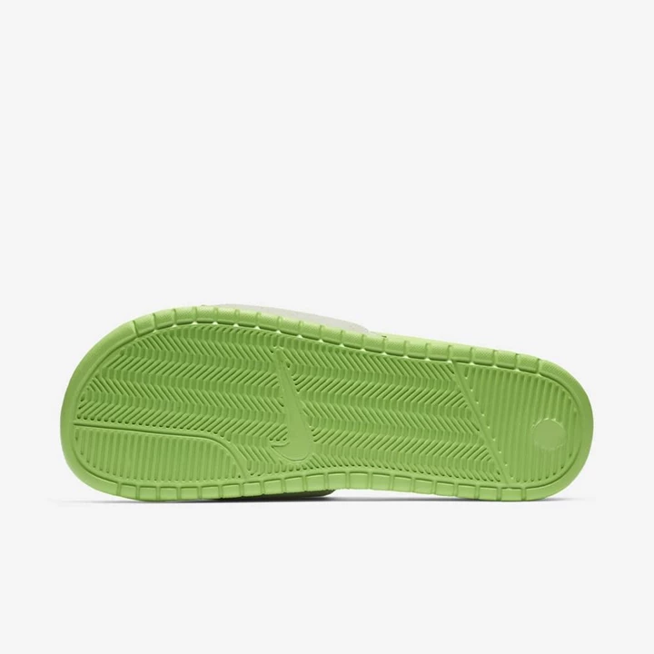 Nike Benassi Papucs Férfi Piros Zöld | HU4258609