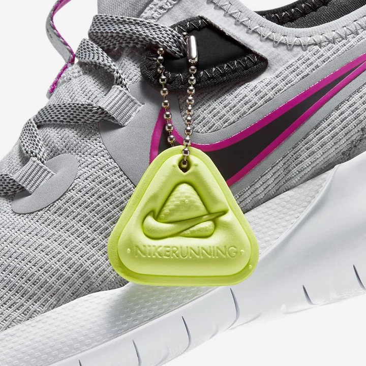 Nike Flex 2020 RN Futócipő Női Szürke Platina Rózsaszín Sötétszürke | HU4257792