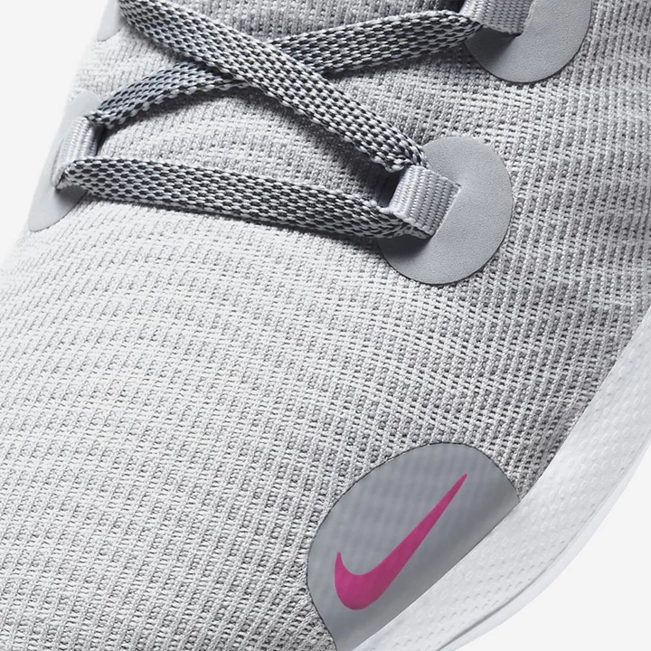 Nike Flex 2020 RN Futócipő Női Szürke Platina Rózsaszín Sötétszürke | HU4257792
