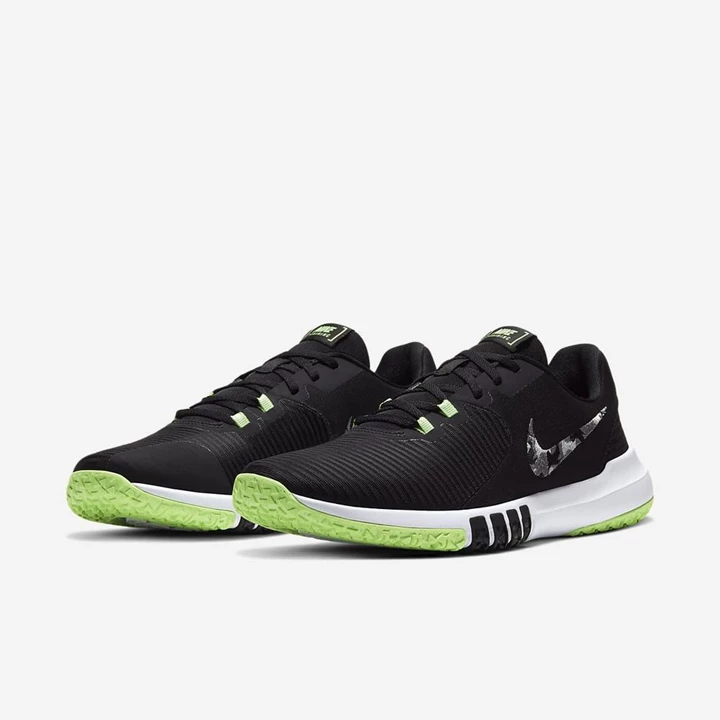 Nike Flex Control Edzőcipő Férfi Fekete Zöld Szürke | HU4258712