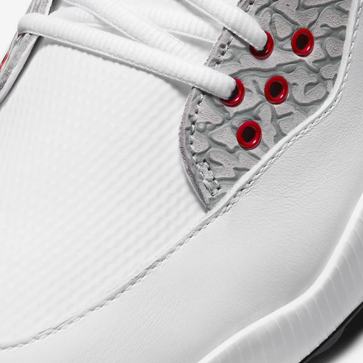 Nike Jordan ADG Golf Cipő Férfi Fehér Fekete Szürke Piros | HU4256597
