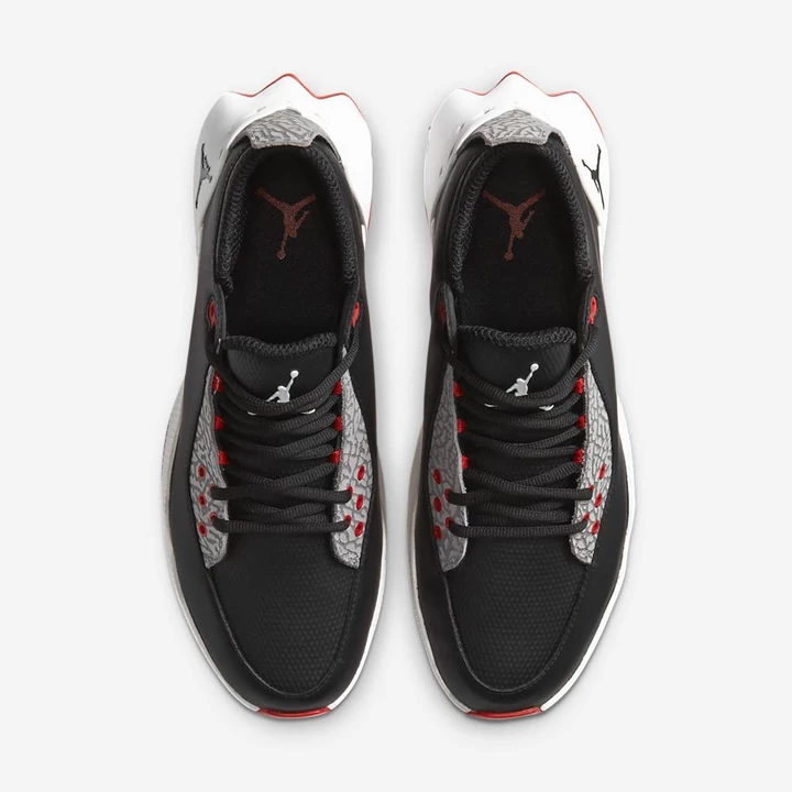 Nike Jordan ADG Golf Cipő Férfi Fekete Fehér Piros Fekete | HU4258743
