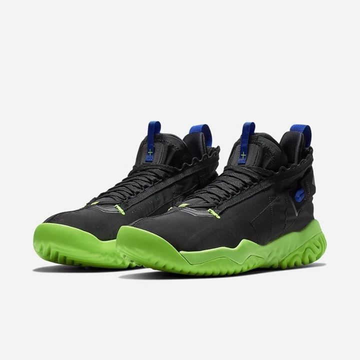 Nike Jordan Proto-React Tornacipő Férfi Fekete Zöld Világos Zöld Kék | HU4258211